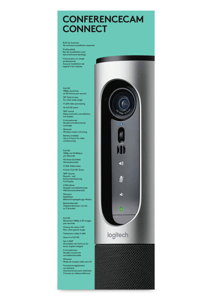 LogiTech 960-001034 verkkokamera hinta ja tiedot | Web-kamerat | hobbyhall.fi