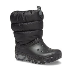 Crocs™ lasten talvisaappaat NEO PUFF BOOT, musta hinta ja tiedot | Lasten saappaat | hobbyhall.fi