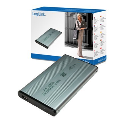 Ulkoinen kiintolevy LogiLink UA0041A kotelo 2,5 tuuman S-ATA HDD USB 2.0 hinta ja tiedot | Ulkoiset kovalevyt | hobbyhall.fi