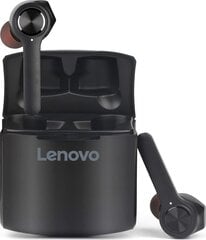 Lenovo täysin langattomat in-ear kuulokkeet HT20, Must hinta ja tiedot | Kuulokkeet | hobbyhall.fi