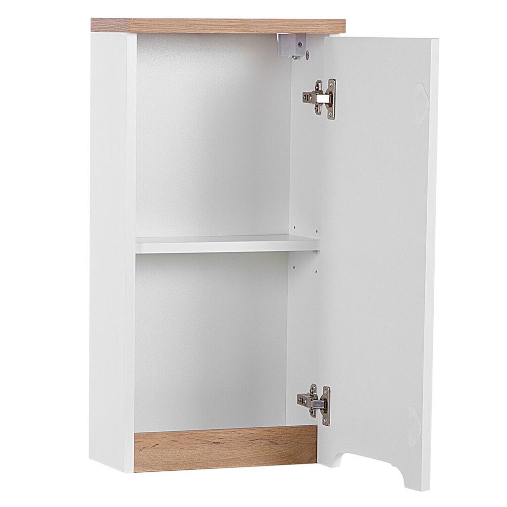 Kylpyhuoneen kaappi Hakano Fargo, 35x70 cm, valkoinen hinta ja tiedot | Kylpyhuonekaapit | hobbyhall.fi