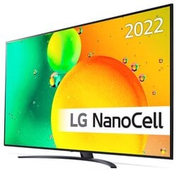 LG 75" NanoCell 4K Smart TV 75NANO763QA hinta ja tiedot | LG Televisiot ja lisätarvikkeet | hobbyhall.fi