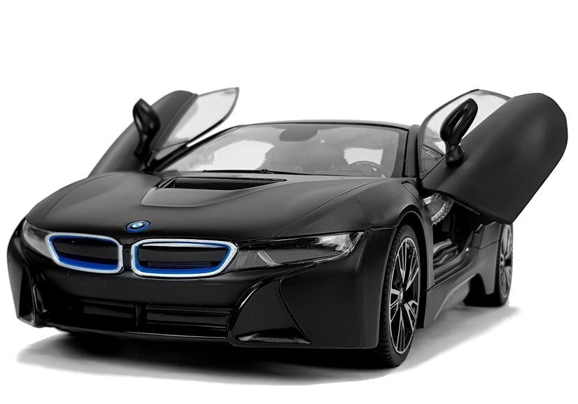 Kauko-ohjattava BMW i8 1:14 - Automaattisilla ovilla. hinta ja tiedot | Poikien lelut | hobbyhall.fi