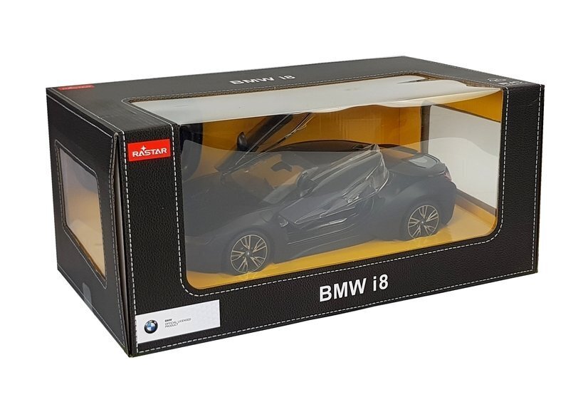 Kauko-ohjattava BMW i8 1:14 - Automaattisilla ovilla. hinta ja tiedot | Poikien lelut | hobbyhall.fi