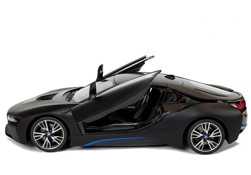 Kauko-ohjattava BMW i8 1:14 - Automaattisilla ovilla. hinta ja tiedot | Poikien lelut | hobbyhall.fi