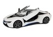 Kauko-ohjattava auto, BMW i8 1:14 , automaattisilla ovilla. hinta ja tiedot | Poikien lelut | hobbyhall.fi