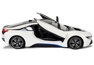 Kauko-ohjattava auto, BMW i8 1:14 , automaattisilla ovilla. hinta ja tiedot | Poikien lelut | hobbyhall.fi