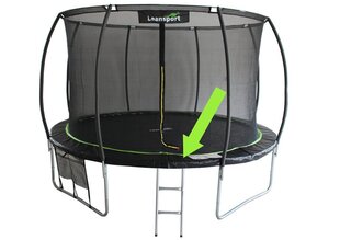 Lean Sport Max Trampoliinin reunasuoja 366 cm, musta/vihreä hinta ja tiedot | Trampoliinit | hobbyhall.fi