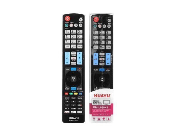 HQ LXP936 LG TV Remote control LCD / LED / RM-L930+3 / Black hinta ja tiedot | TV-lisätarvikkeet | hobbyhall.fi