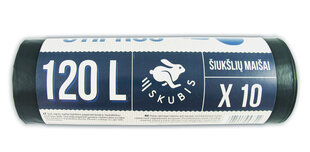 Roskapussit Skubis Strong 120l, 10kpl hinta ja tiedot | Roskapussit | hobbyhall.fi