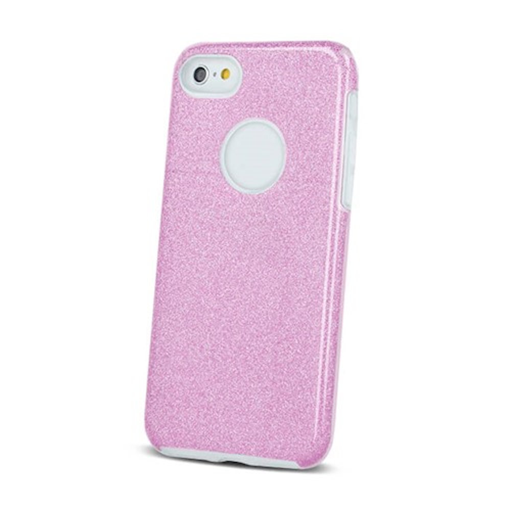 Glitter 3in1 suojakotelo, hopean värinen, soveltuu iPhone X / iPhone XS - puhelimille. Väri : pinkki. hinta ja tiedot | Puhelimen kuoret ja kotelot | hobbyhall.fi