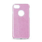 Glitter 3in1 suojakotelo, hopean värinen, soveltuu iPhone X / iPhone XS - puhelimille. Väri : pinkki. hinta ja tiedot | Puhelimen kuoret ja kotelot | hobbyhall.fi
