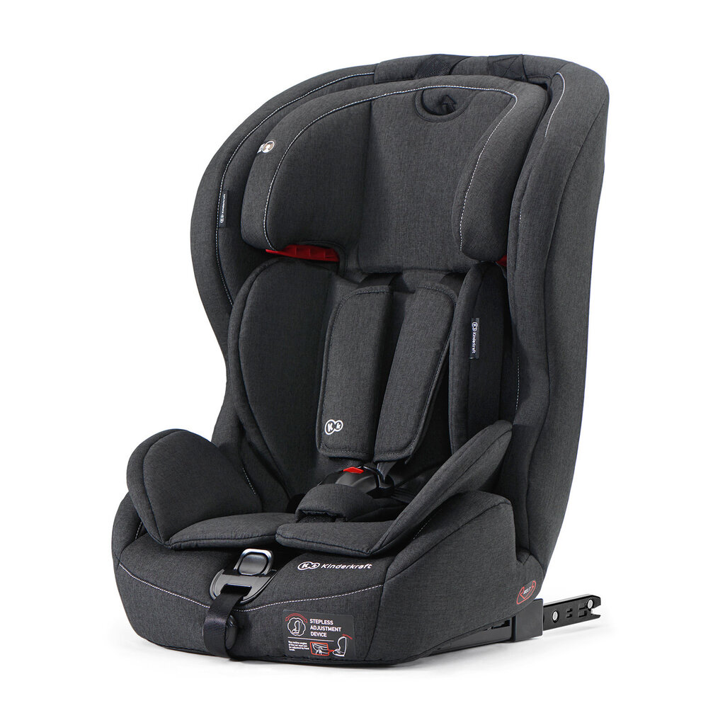 KINDERKRAFT SAFETY-FIX turvaistuin ISOFIX, musta hinta ja tiedot | Turvaistuimet | hobbyhall.fi