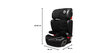 Turvaistuin Lionelo Hugo Isofix, 15-36 kg, nahkainen musta hinta ja tiedot | Turvaistuimet | hobbyhall.fi