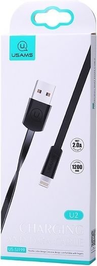 Usams SJ199IP01, USB A, 1,2 m hinta ja tiedot | Kaapelit ja adapterit | hobbyhall.fi