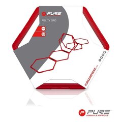 Pure2Improve - näppäryysrenkaat. P2I200710, väri : punainen. hinta ja tiedot | Harjoitustikkaat | hobbyhall.fi