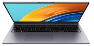 Huawei MateBook D16 16" 16/512GB Space Gray 53013DFG hinta ja tiedot | Kannettavat tietokoneet | hobbyhall.fi