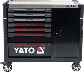 Työkalukaappi pyörillä, 7 laatikkoa/1 ovi Yato (YT-09033) hinta ja tiedot | Käsityökalut | hobbyhall.fi