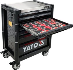 Kaappi työkaluilla 157 kpl 7 laatikkoa Yato (YT-55308) hinta ja tiedot | Yato Työkalut | hobbyhall.fi