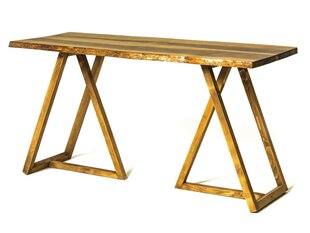Pöytä Floriane Garden Saiza, ruskea hinta ja tiedot | Ruokapöydät | hobbyhall.fi
