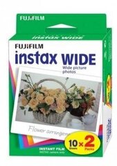Valokuvapaperi Fujifilm Instax Wide kiiltävä filmi, 10 x 2 hinta ja tiedot | Kameratarvikkeet | hobbyhall.fi