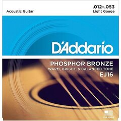 Kielet akustiselle kitaralle D'Addario EJ16 .012 hinta ja tiedot | D'Addario Kodinkoneet ja kodinelektroniikka | hobbyhall.fi