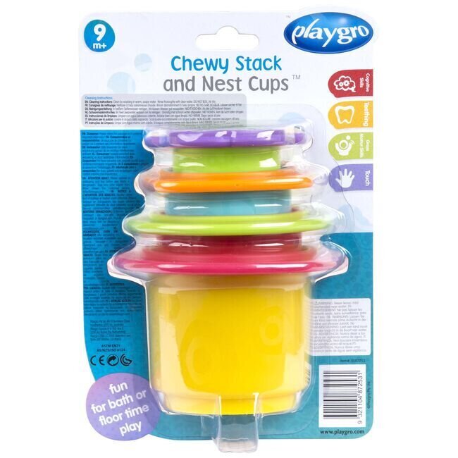 Playgro Nest Cups kylpylelu, 187253 hinta ja tiedot | Vauvan lelut | hobbyhall.fi