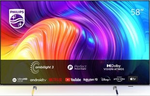 Philips 58” 4K LED Android™ televisio 58PUS8507/12 hinta ja tiedot | Televisiot | hobbyhall.fi