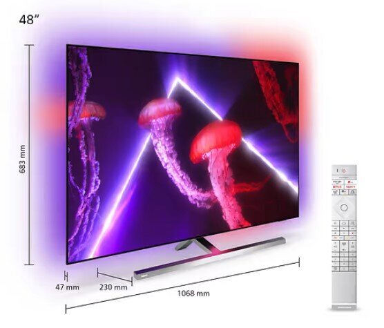 Philips 48" 4K OLED Android TV™ 48OLED807/12 hinta ja tiedot | Televisiot | hobbyhall.fi