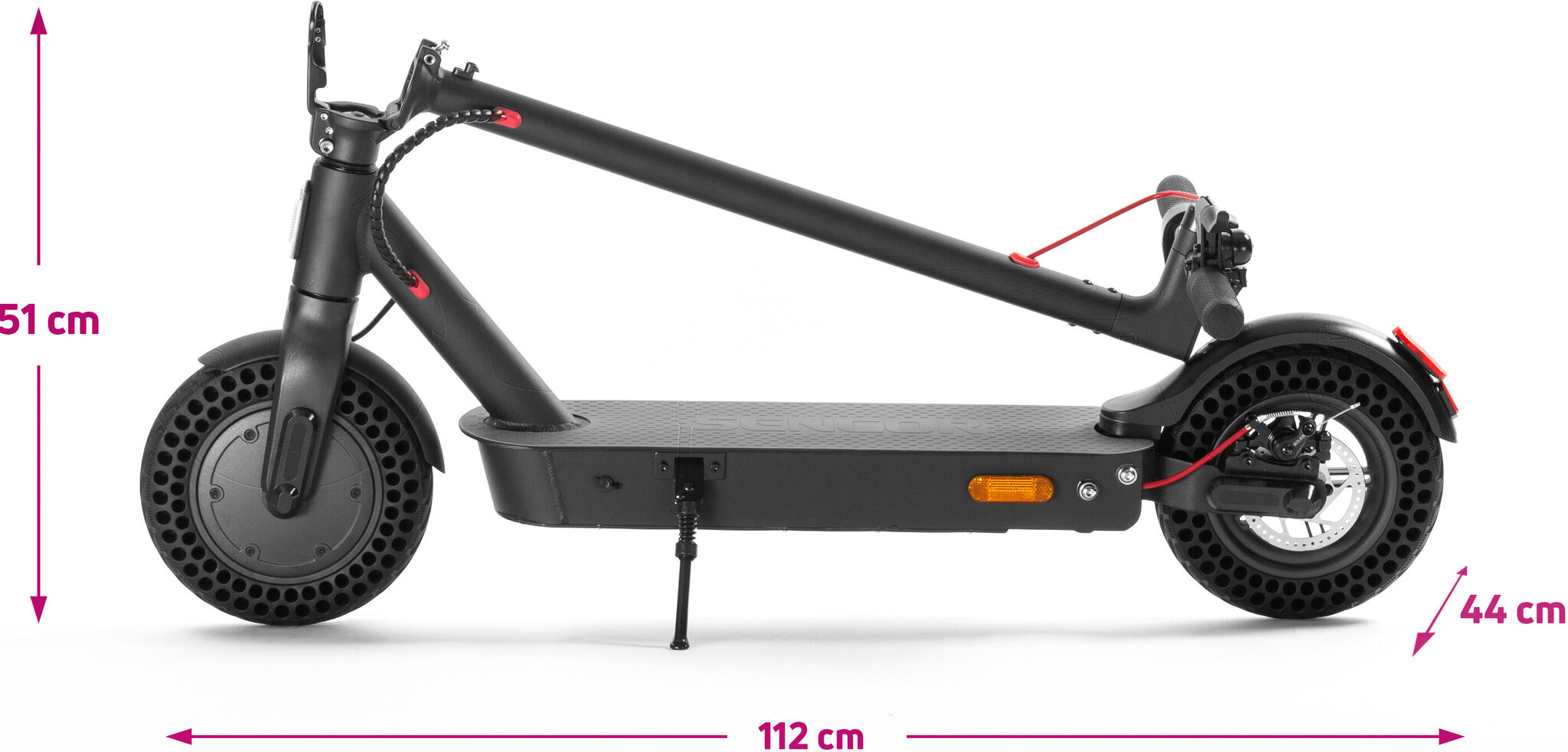 Sähköpotkulauta Sencor SCOOTER TWO LONG RANGE, 45km hinta ja tiedot | Sähköpotkulaudat | hobbyhall.fi