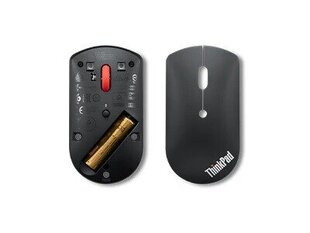 Lenovo ThinkPad Bluetooth Silent Mouse ilman akkua Musta hinta ja tiedot | Hiiret | hobbyhall.fi