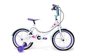 Lasten polkupyörä Huffy Crème Soda 16", valkoinen/violetti hinta ja tiedot | Polkupyörät | hobbyhall.fi