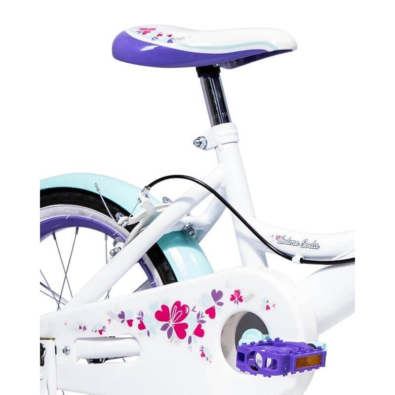 Lasten polkupyörä Huffy Crème Soda 16", valkoinen/violetti hinta ja tiedot | Polkupyörät | hobbyhall.fi