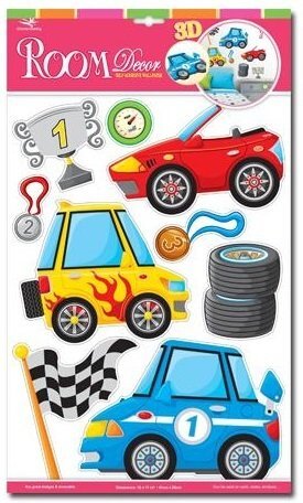 Lasten seinätarra 3D Disney Cars hinta ja tiedot | Sisustustarrat | hobbyhall.fi