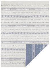 Kaksipuolinen matto NORTHRUGS Twin Supreme Cream Sininen, 120x170 cm hinta ja tiedot | Isot matot | hobbyhall.fi