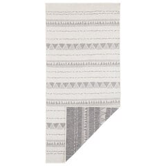 Kaksipuolinen matto NORTHRUGS Twin Supreme Grey Cream, 80x350 cm hinta ja tiedot | Isot matot | hobbyhall.fi