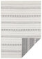 Kaksipuolinen matto NORTHRUGS Twin Supreme Grey Cream, 120x170 cm hinta ja tiedot | Isot matot | hobbyhall.fi