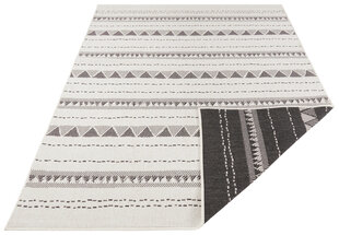 Kaksipuolinen matto NORTHRUGS Twin Supreme Black Cream, 160x230 cm hinta ja tiedot | Isot matot | hobbyhall.fi