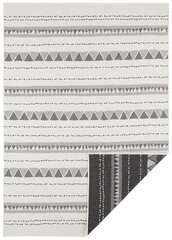 Kaksipuolinen matto NORTHRUGS Twin Supreme Black Cream, 160x230 cm hinta ja tiedot | Isot matot | hobbyhall.fi