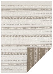 Kaksipuolinen matto NORTHRUGS Twin Supreme Brown Cream, 120x170 cm hinta ja tiedot | Isot matot | hobbyhall.fi