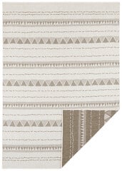 Kaksipuolinen matto NORTHRUGS Twin Supreme Brown Cream, 200x290 cm hinta ja tiedot | Isot matot | hobbyhall.fi