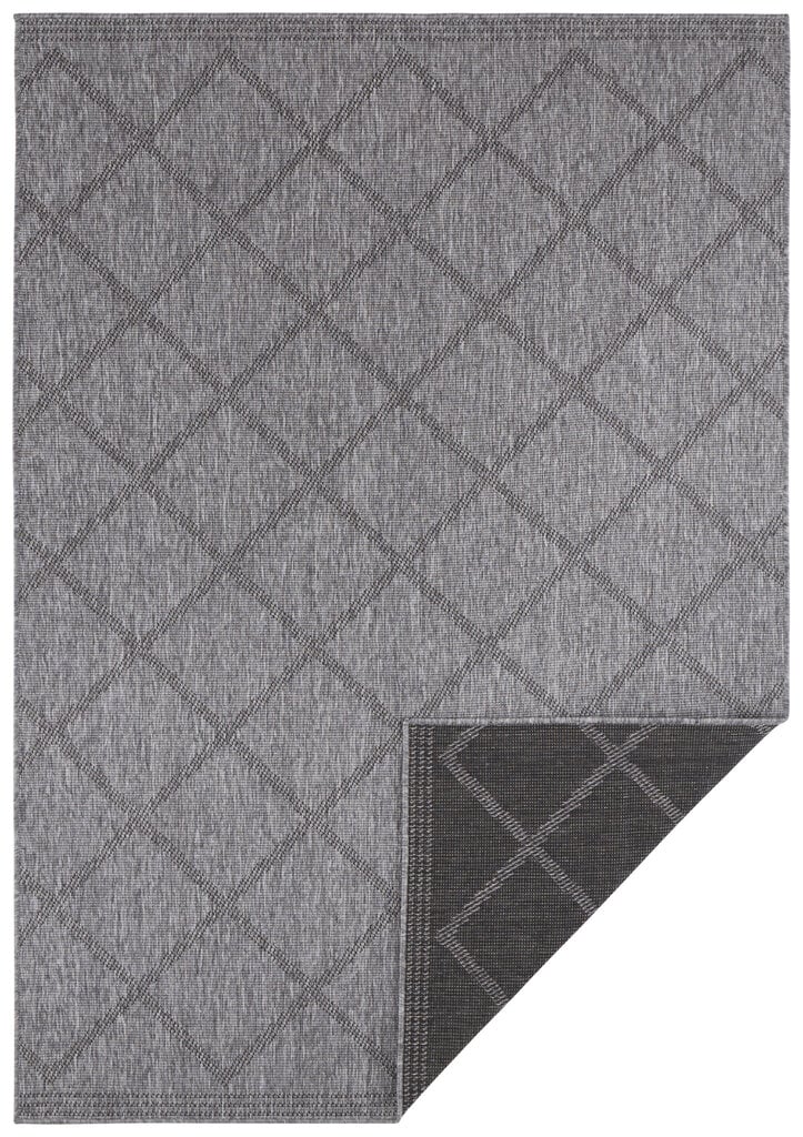 NORTHRUGS kaksipuolinen matto Twin Supreme Black Antracite, 160x230 cm hinta ja tiedot | Isot matot | hobbyhall.fi