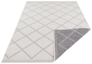 Kaksipuolinen matto NORTHRUGS Twin Supreme Grey Cream, 120x170 cm hinta ja tiedot | Isot matot | hobbyhall.fi