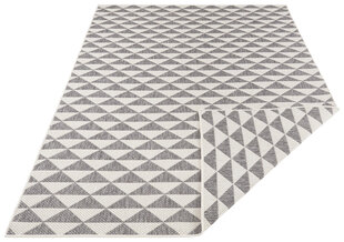 Kaksipuolinen matto NORTHRUGS Twin Supreme Grey Cream, 80x150 cm hinta ja tiedot | Isot matot | hobbyhall.fi