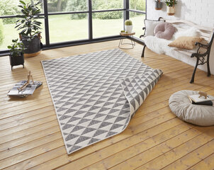 Kaksipuolinen matto NORTHRUGS Twin Supreme Grey Cream, 160x230 cm hinta ja tiedot | Isot matot | hobbyhall.fi