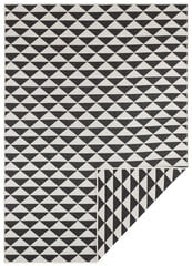 Kaksinkertainen matto NORTHRUGS Twin Supreme Black Cream, 160x230 cm hinta ja tiedot | Isot matot | hobbyhall.fi