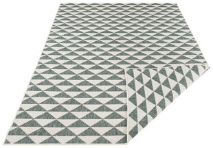 Kaksipuolinen matto NORTHRUGS Twin Supreme Green Cream, 80x150 cm hinta ja tiedot | Isot matot | hobbyhall.fi