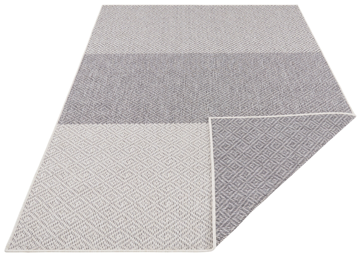 Kaksipuolinen matto NORTHRUGS Twin Supreme Grey Cream, 200x290 cm hinta ja tiedot | Isot matot | hobbyhall.fi