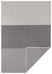 Kaksipuolinen matto NORTHRUGS Twin Supreme Black Cream, 80x150 cm hinta ja tiedot | Isot matot | hobbyhall.fi