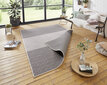 Kaksipuolinen matto NORTHRUGS Twin Supreme Black Cream, 80x150 cm hinta ja tiedot | Isot matot | hobbyhall.fi